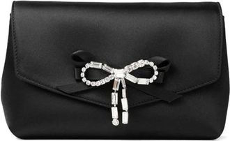 Jimmy Choo London Shoulder Bags, female, Black, ONE SIZE, Soft Bow Mini