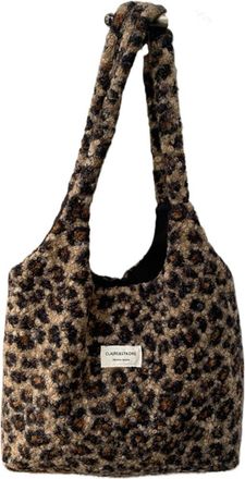 Generic Faux plush bag womens winter large-capacity shoulder bag