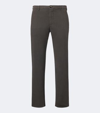 Agnona Pantalones chinos en mezcla de algod&oacute;n