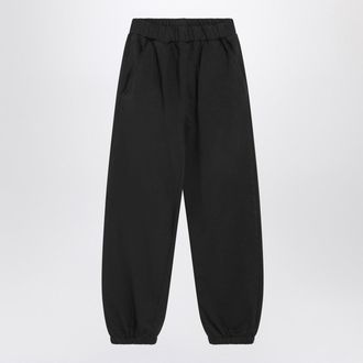 Douuod Pantalone jogging nero in cotone