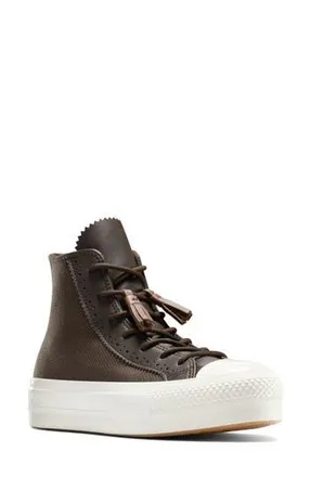 Converse Lift Hi Top Sneaker in Fresh Brew/Egret/Bear Nap at Nordstrom Rack, Size 10.5