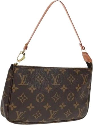 Louis Vuitton Pre-owned Mini Bags, female, Brown, Size: ONE SIZE Pre-owned Pochette Accessoires