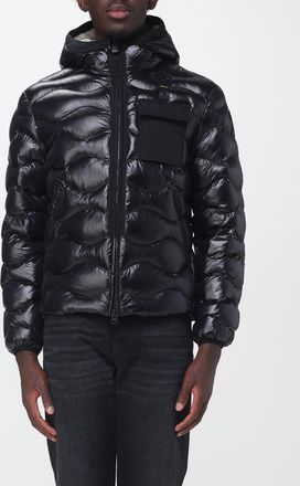 Blauer Water-Repellent Quilted Nylon Hooded Down Jacket with Logo