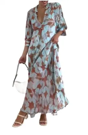 Jen's Pirate Booty Reflections Saloon Maxi Dress In Sunshine