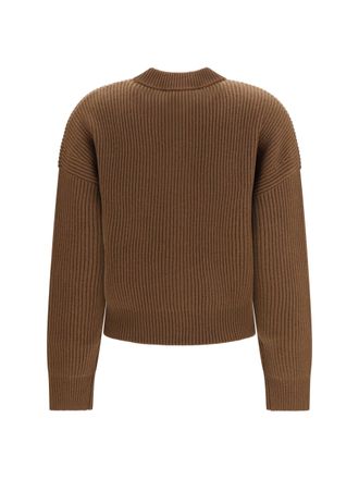 Max Mara Ribbed Knit Cardigan - Brown