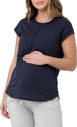 Ripe Richie Nursing Shirt in Indigo at Nordstrom, Size X-Small