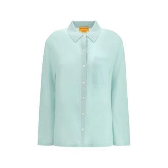 Guest In Residence Blue Cashmere Dress Womens Shirt