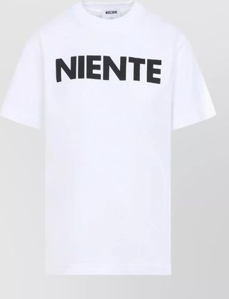 Moschino cotton printed short-sleeve t-shirt