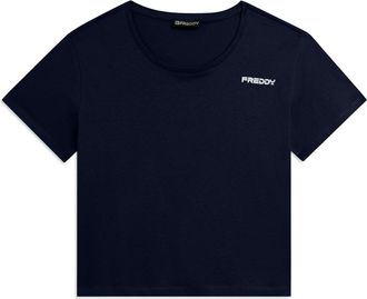 Freddy T-shirt Manica Corta Cropped con piccolo Logo FREDDY