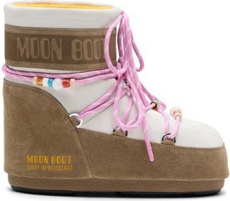 Moon Boot x Guest In Residence Icon Low Boot in Honey/White Sand at Nordstrom, Size 36