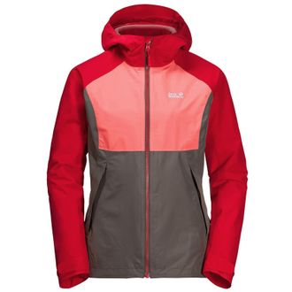 Jack Wolfskin Mount Isa 3in1 Dames Roze Jas