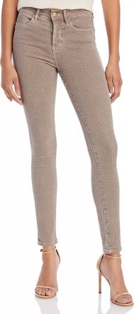 Frame Denim Le High Skinny Jean In Tawny Multi