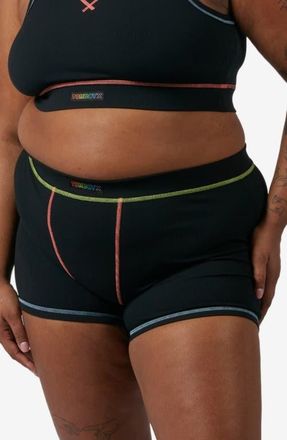 TomboyX Rib 4.5-Inch Boxer Briefs in Stitched With Love at Nordstrom, Size 6X