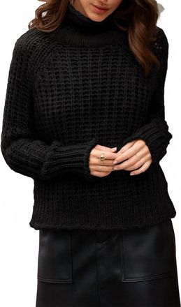 Wooden Ships Womens Tara Rails T Neck Top In Black