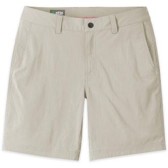 Stio Mens Coburn 8 Shorts Brown 34 In Waist X 8 In Inseam