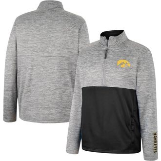 Colosseum Mens Colosseum Gray Iowa Hawkeyes John Half-Zip Jacket at Nordstrom, Size Medium