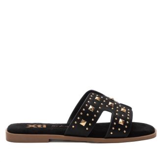 Xti Womens Casual Flat Sandals In Black