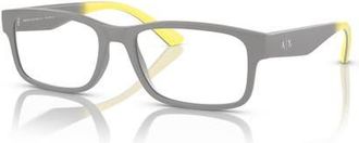 A|X Armani Exchange 56mm Rectangle optical glasses in Grey at Nordstrom