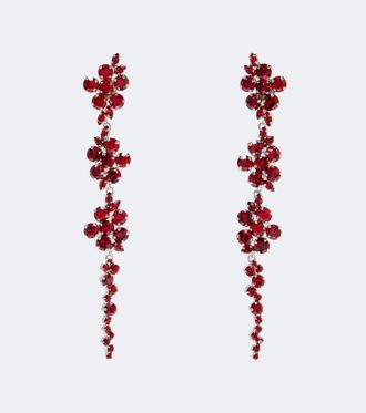 Simone Rocha Crystal-embellished drop earrings