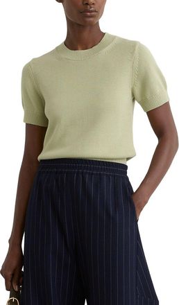 Reiss Anita And Wool-Blend Top