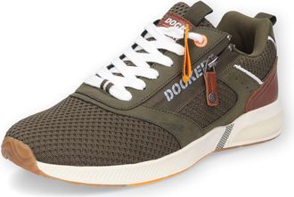 Dockers by Gerli Sneaker DOCKERS BY GERLI, Herren, Gr. 42, gr&uuml;n (khaki), Synthetik, Textil, Schuhe Sneaker, Freizeitschuh, Schn&uuml;rschuh, komfortabler Schuhweite G (=wei