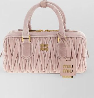 Miu Miu arcadie velvet shoulder bag