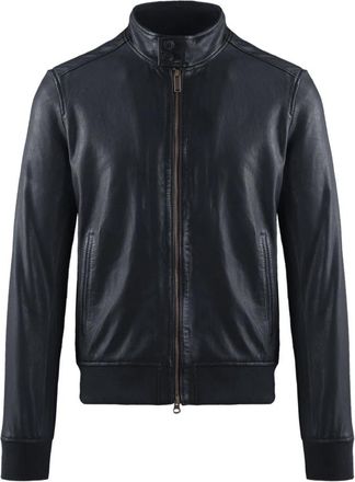 Bomboogie Friz Leren Bomberjack - Heren - Leren en Su&egrave;de Jassen - Grijs - XL - Su&egrave;de - Jassen