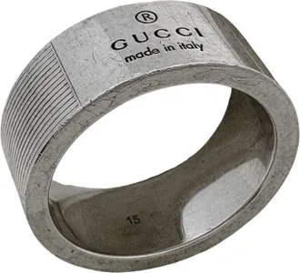Gucci Silver Silver 925 Band Ring (Pre-Owned)