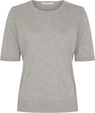 BTF-CPH Cathrine Silk Top - Knitwear - Mujer - Gris - 2XL