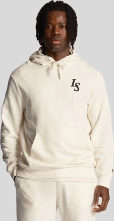 Lyle & Scott Lyle And Scott Mens Club Emblem Hoodie - White - Size: 36