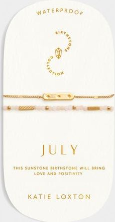 Katie Loxton Birthstone Bracelet July in Sunstone at Nordstrom