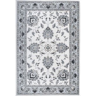 Jonathan Y Designs Cherie French Cottage Area Rug in Cream/light Gray at Nordstrom, Size 4Ft 0In X 6Ft 0In
