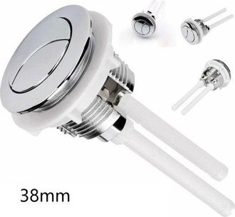 OEM Pomos De 38 Mm Para Cisternas De Inodoro Dobles - V&aacute;lvula De Barra Redonda - Accesorios De Ba&ntilde;o Que Ahorran Agua Para Inodoros