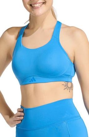 adidas Optime Workout High Support Climacool Sports Bra in Ray Blue at Nordstrom Rack, Size X-Large C/d