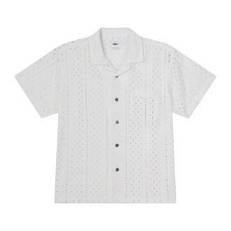 Obey Camicia a maniche corte con occhielli - - Shirts - Uomo - Bianco - M