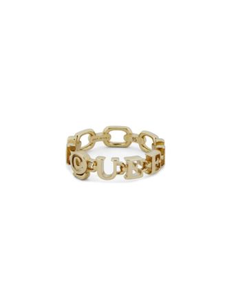 Alexander McQueen Golden Logo Ring