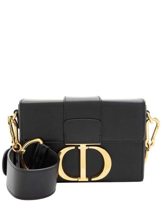 Dior Black Calfskin Montaigne 30 Shoulder Bag (Authentic Pre-Loved)