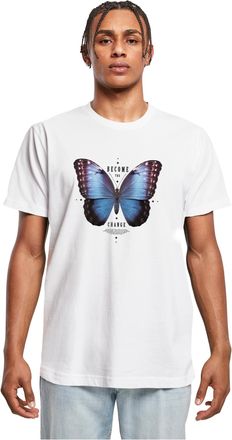 Mister Tee Mens Mt3028-Become The Change Butterfly Tee T-Shirts, White, L