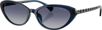 Ralph Lauren Ra 5338U 62854L Zonnebrillen - Dames - Zonnebrillen - Blauw - 56 MM - Accessoires