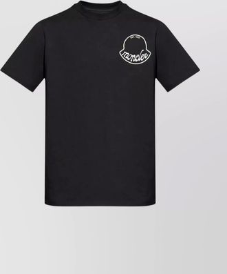 Moncler logo imprimÉ t-shirt en coton