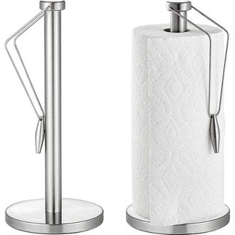 OEM Soporte Vertical De Acero Inoxidable Para Rollos De Cocina - Dispensador De Toallas De Papel Para Encimera, Resistente, Inoxidable Y Que Ahorra Espaci