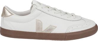 Veja Volley Leather - Dames - Sneakers - Wit - 39 EU - Katoen - Schoenen