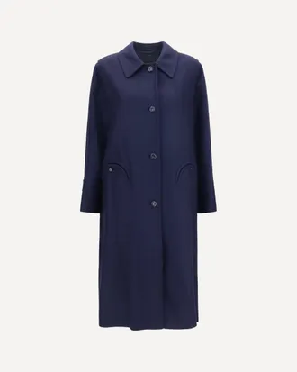 Blaz&eacute; Milano Nitak Woolly wool trench Coat Female III