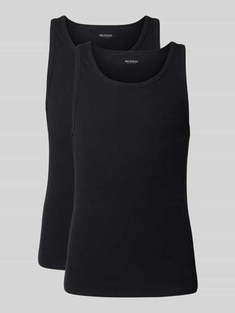 Mc Neal Tanktop in Ripp-Optik mit Rundhalsausschnitt in Black, Gr&ouml;&szlig;e XXXL