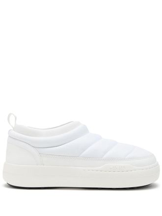 Moon Boot Park logo-print sneakers - White