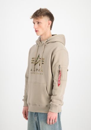 Alpha Industries Hoodie ALPHA INDUSTRIES Camo TPU Hoodie, Herren, Gr. 3XL, beige (vintage sand), Obermaterial: 80% Baumwolle, 20% Polyester, regular fit, Sweatshirts H