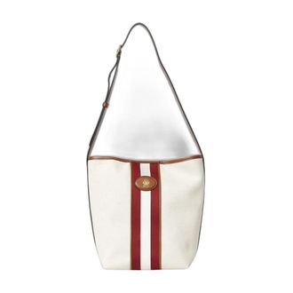 Bally Borsa a Secchiello in Misto Cotone e Pelle - - Bags - Donna - Bianco - ONE SIZE
