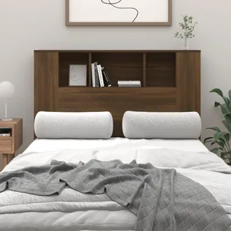 vidaXL Mueble Cabecero Color Roble Marr&oacute;n 120x18,5x102,5 Cm Vidaxl