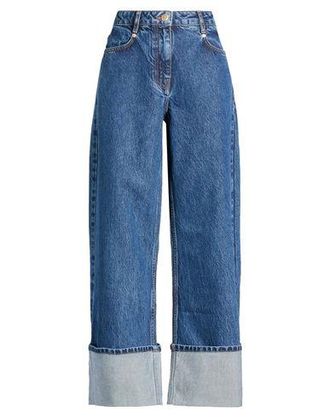 Farm Rio DENIM WIDE PANTS DETAILS TRICOT LOW WAIST