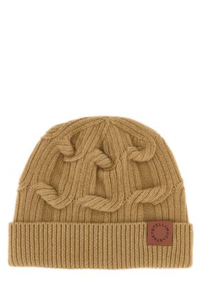 Stella McCartney Stella Mc Cartney Camel Wool Beanie Hat